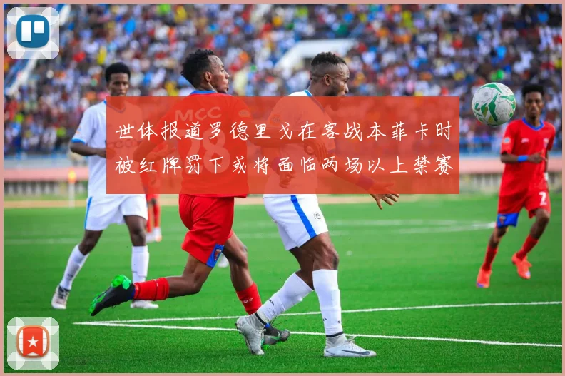 世体报道罗德里戈在客战本菲卡时被红牌罚下或将面临两场以上禁赛处罚